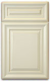 Vanilla glaze cabinet