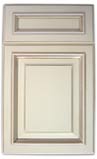ivory glazed cabinet