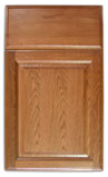 oak wheat cabinet